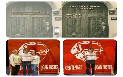 XXXVIII PREMIS LITERARIS  JOAN FUSTER 🖋️