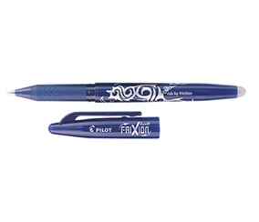 Bolígraf blau borrable Pilot frixion ball