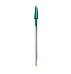 Bolígraf NO BORRABLE bic cristal verd