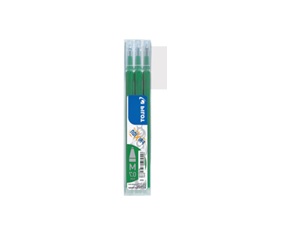 3 Recanvis Bolígraf negre borrable Pilot frixion ball