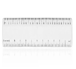 Regle transparent de 30 cm